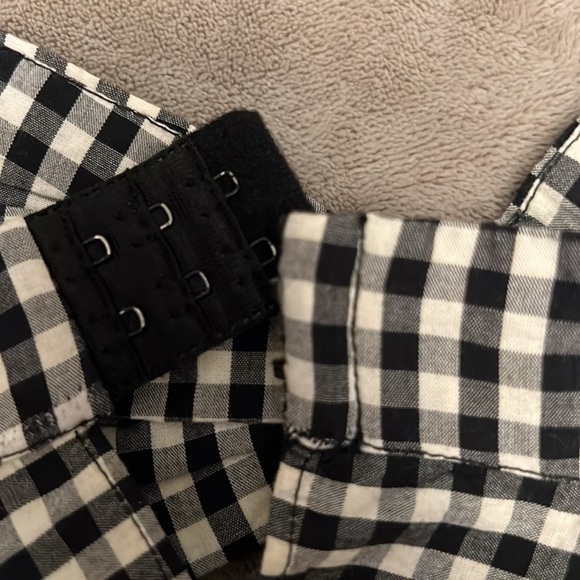TULAROSA Gingham Sydney Ruffle Bra Crop Top - Picture 10 of 11